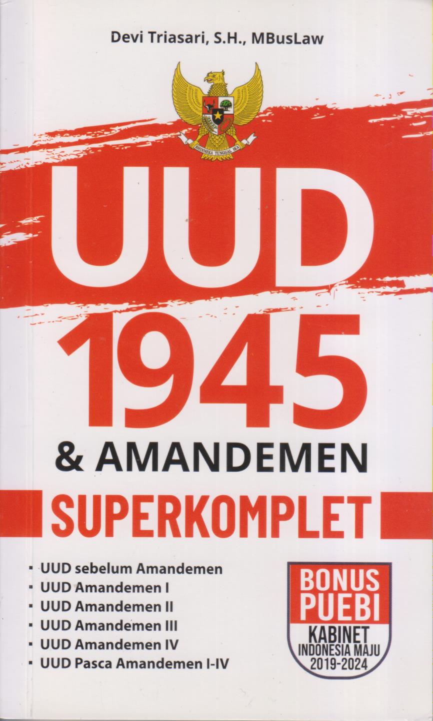 UUD 1945 & AMANDEMEN SUPERKOMPLET