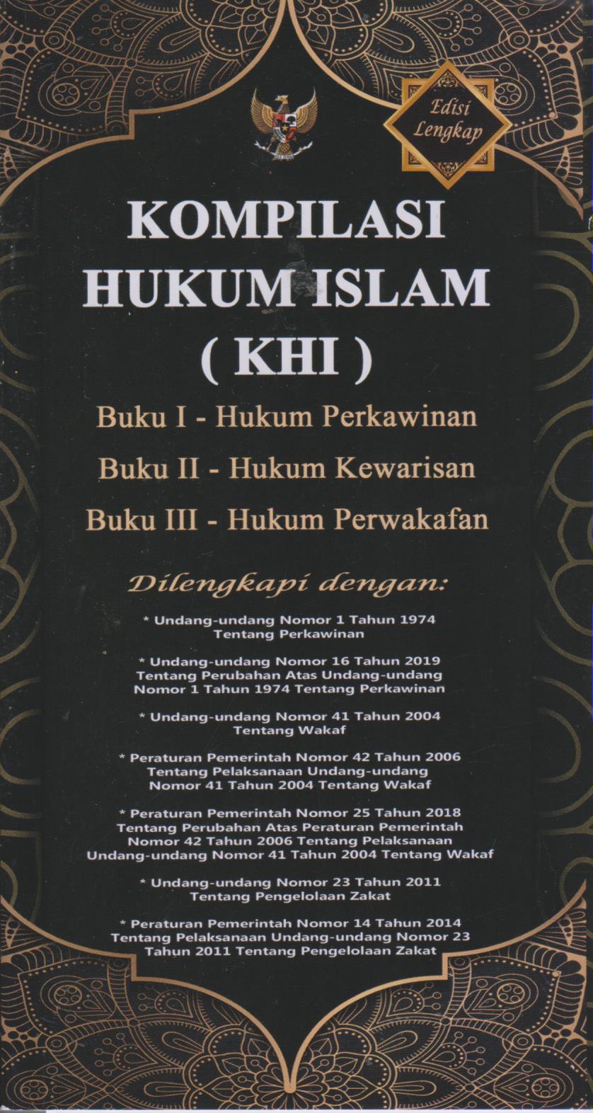 KOMPILASI HUKUM ISLAM (KHI)
