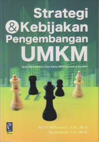 STRATEGI & KEBIJAKAN PENGEMBANGAN UMKM