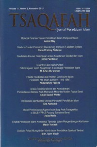 TSAQAFAH JURNAL PERADABAN ISLAM