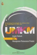 UMKM ASPEK HUKUM DAN MANAJEMEN PEMASARAN PRODUK