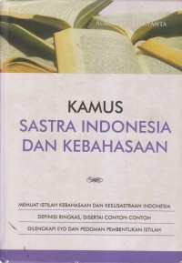 KAMUS SASTRA INDONESIA DAN KEBAHASAAN