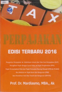 PERPAJAKAN EDISI TERBARU 2016