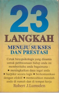 23 LANGKAH MENUJU SUKSES DAN PRESTASI