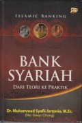 BANK SYARIAH DARI TEORI KE PRAKTIK