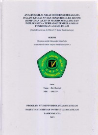 ANALISIS NILAI-NILAI MODERASI BERAGAMA
DALAM KEGIATAN EKSTRAKURIKULER HAMAS
(HIMPUNAN AKTIVIS MASJID ASSALAM) DAN 
IMPLIKASINYA TERHADAP PEMBELAJARAN
PENDIDIKAN AGAMA ISLAM