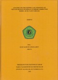 ANALISIS VOLUME EKPOR LADA INDONESIA KE VIETNAM DENGAN PENDEKATAN ERROR CORRECTION MODEL (ECM) 2000-2021