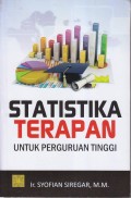 STATISTIKA TERAPAN
UNTUK PERGURUAN TINGGI