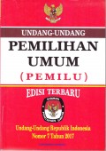 UNDANG-UNDANG PEMILIHAN UMUM (PEMILU)