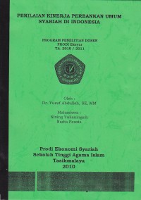 PENILAIAN KINERJA PERBANKAN UMUM SYARIAH DI INDONESIA