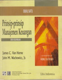 PRINSIP-PRINSIP MANAJEMEN KEUANGAN BUKU SATU