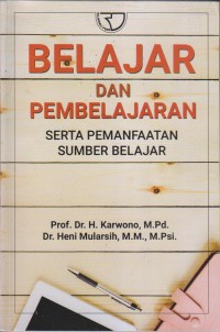 BELAJAR DAN PEMBELAJARAN SERTA PEMANFAATAN SUMBER BELAJAR