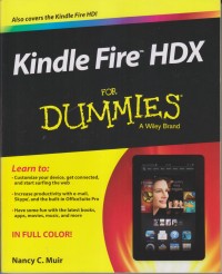 KINDLE FIRE HDX FOR DUMMIES A WILEY BRAND