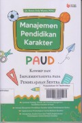 MANAJEMEN PENDIDIKAN KARAKTER PAUD konsep dan implementasinya pembelajaran sentra