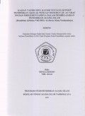 KAJIAN TAFSIR IBNU KATSIR TENTANG KONSEP PENDIDIKAN AKHLAK PEMAAF MENURUT QS. AL'ARAF 199 DAN IMPLEMENTASINYA DALAM PEMBELAJARAN PENDIDIKAN AGAMA ISLAM
(Penelitian di Kelas VIII MTs. As-Surur Kota Tasikmalaya)