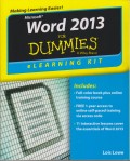 MICROSOFT WORD 2013 FOR DUMMIES