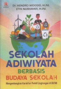 SEKOLAH ADIWIYATA BERBASIS BUDAYA SEKOLAH 
Mengembangkan Karakter Peduli Lingkungan di SD/MI