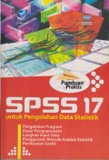 SPSS 17 UNTUK PENGOLAHAN DATA STATISTIK