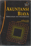 AKUNTANSI BIAYA
PERENCANAAN DAN PENGENDALIAN