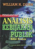 PENGANTAR ANALISIS KEBIJAKAN PUBLIK