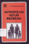 ANTROPOLOGI HUKUM INDONESIA