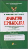 UNDANG-UNDANG APARATUR SIPIL NEGARA