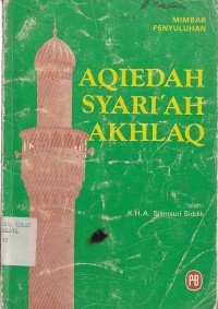 AQIEDAH SYARI'AH AKHLAQ