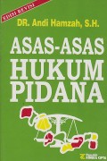 ASAS- ASAS HUKUM PIDANA