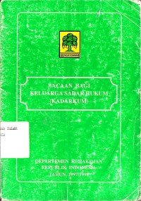 BACAAN BAGI KELUARGA SADAR HUKUM (KADARKUM)