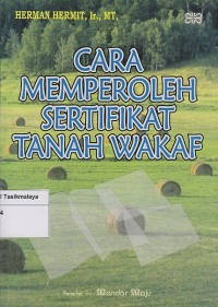 CARA MEMPEROLEH SERTIPIKAT TANAH WAKAF