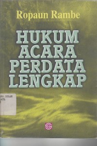 HUKUM ACARA PERDATA LENGKAP