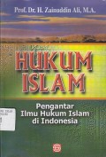 HUKUM ISLAM PENGANTAR ILMU HUKUM ISLAM DI INDONESIA