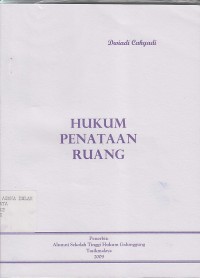 HUKUM PENATAAN RUANG