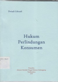 HUKUM PERLINDUNGAN KONSUMEN