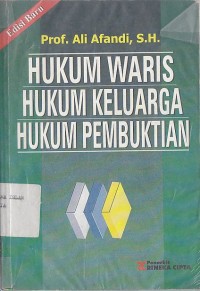 HUKUM WARIS HUKUM KELUARGA HUKUM PEMBUKTIAN