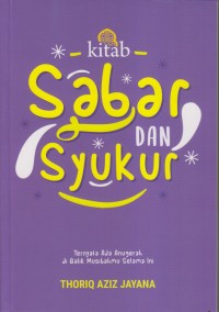 kitab Sabar DAN Syukur