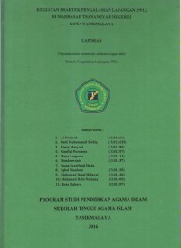 KEGFIATAN PRAKTEK PENGALAN LAPANGAN (PPL)DI MADRASAH TSANAWIAH NEGERI 2 KOTA TASIKMALAYA
LAPORAN