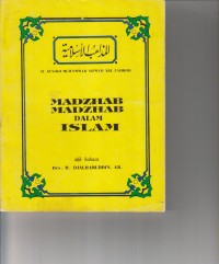 MADZHAB-MADZHAB DALAM ISLAM