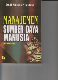 MANAJEMEN SUMBER DAYA MANUSIA