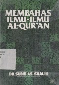 MEMBAHAS ILMI-ILMU AL-QUR`AN