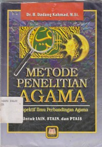 METODE PENELITIAN AGAMA (PERSFEKTIK ILMU PERBANDINGAN AGAMA)