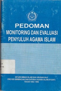 PEDOMAN MONITORING DAN EVALUASI PENYULUH AGAMA ISLAM