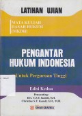 PENGANTAR HUKUM INDONESIA (UNTUK PERGURUAN TINGGI)EDISI KEDUA