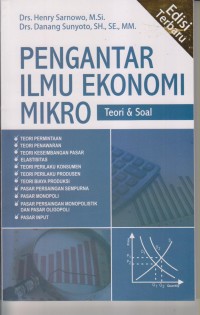 PENGANTAR ILMU EKONOMI MIKRO ( TEORI & SOAL )