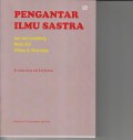 PENGANTAR ILMU SASTRA