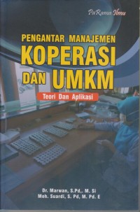 PENGANTAR MANAJEMEN KOPERASI DAN UMKM Teori Dan Aplikasi