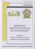 Prosiding Seminar Nasional Islam Moderat