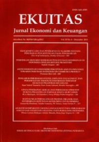 EKUITAS (Jurnal Ekonomi dan Keuangan)