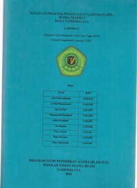 LAPORAN KEGIATAN PRAKTEK PENGALAMAN LAPANGAN (PPL) DI SMA NEGERI 5 KOTA TASIKMALAYA