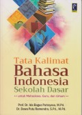 TATA KALIMAT BAHASA INDONESIA SEKOLAH DASAR